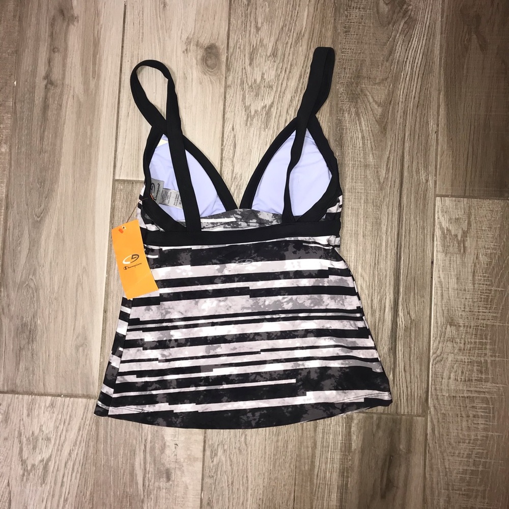 Champion Black And White Tankini Top - Picture 7 of 7